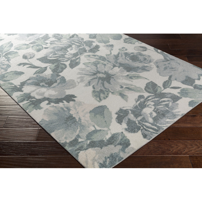 Kifer Floral Indoor Rug, Rectangle 2' x 3'