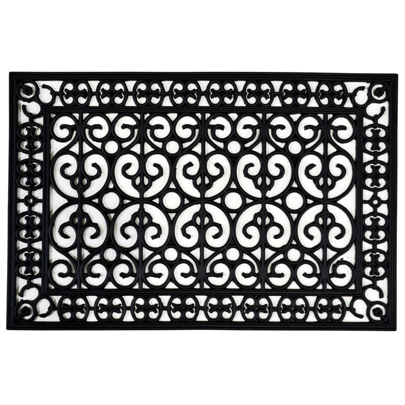 Renly Geometric Doormat, 24" W x 36" L