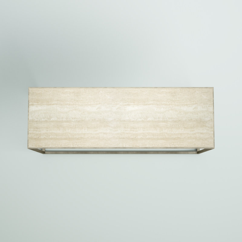 Kressley 48'' Stone Top Console Table
