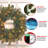 24 in. Yuletide Grove Pine Christmas Wreath with LED Lights-1104844872