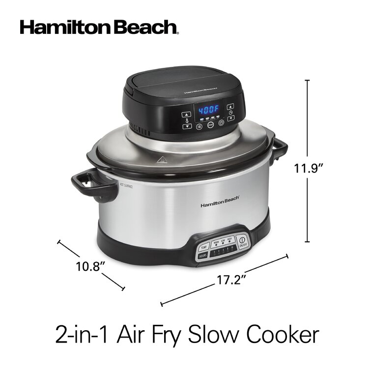 Hamilton Beach 2-in-1 6-Qt. Air Fry Slow Cooker