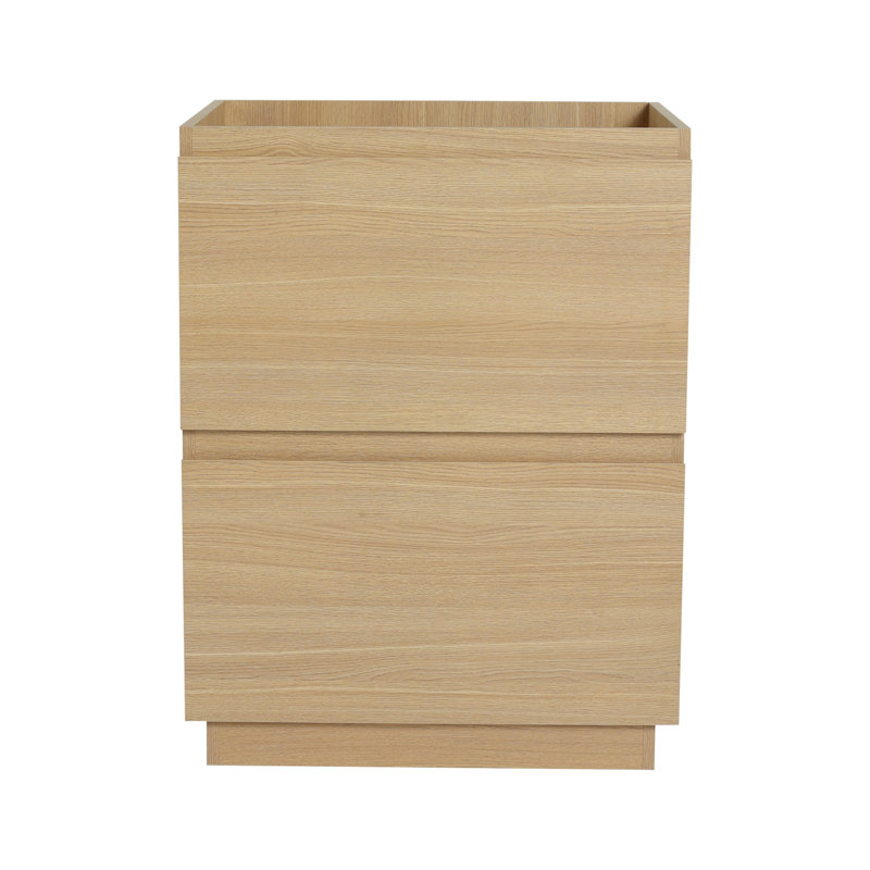 Bathroom Vanity with Double drawer (Only Vanity Without Top)