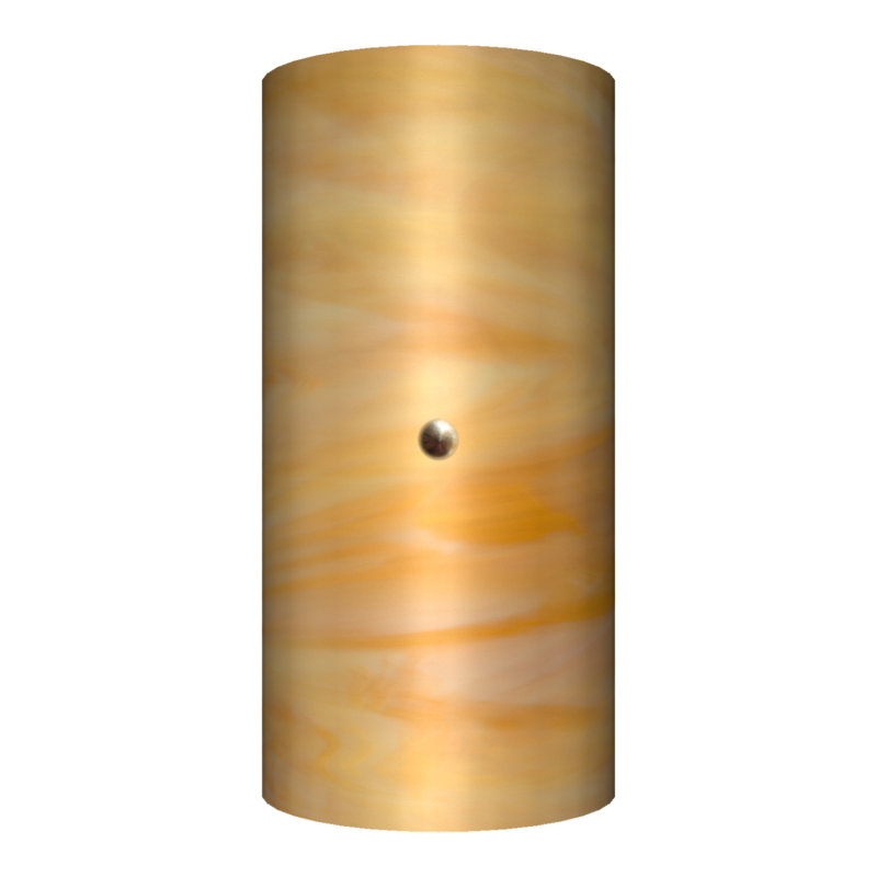 Plafonnier encastré 2 lumières narrow Nishimura, Ambre