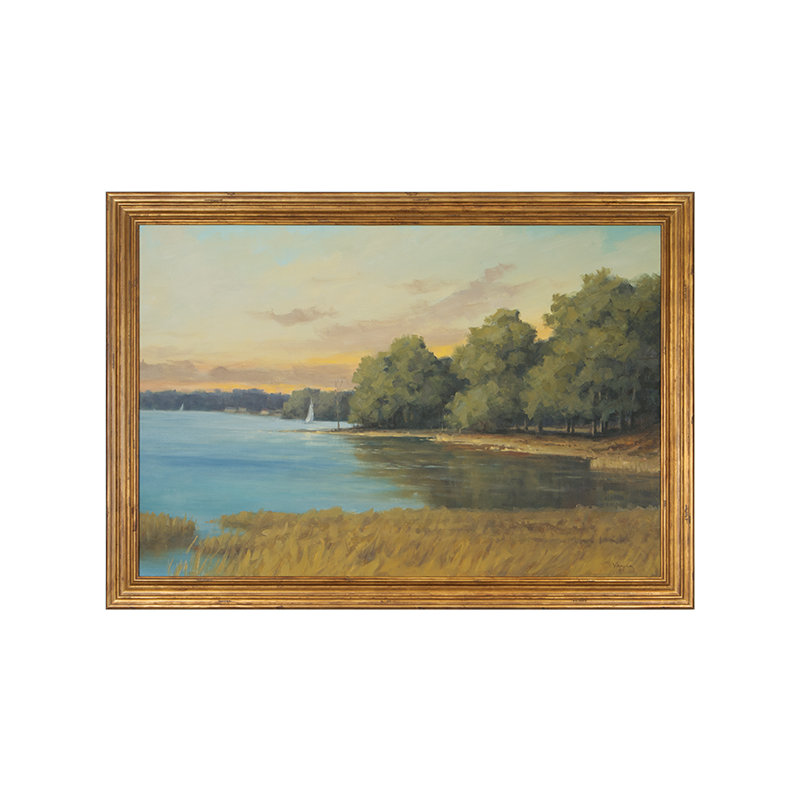 Voile de vents - peinture encadrée