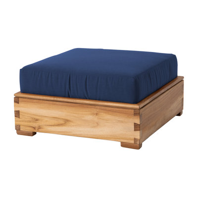 Arrihanna Outdoor Teak Ottoman