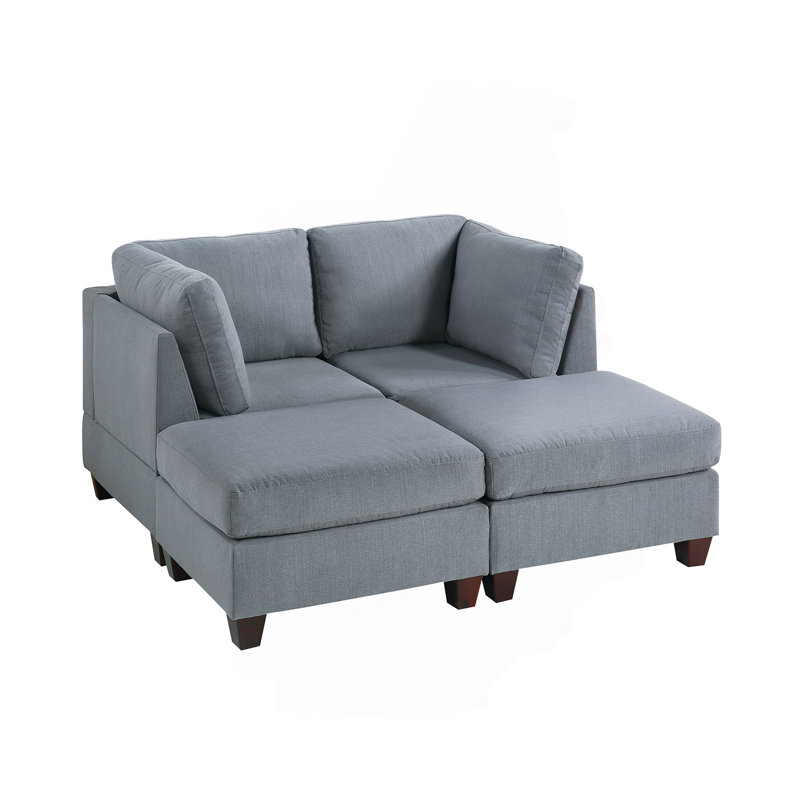 Ensemble modulaire - 4 pièces en gris