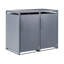 PIACENZA Steel Double Bin Store