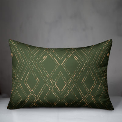  Geometric Rectangular Lumbar Pillow