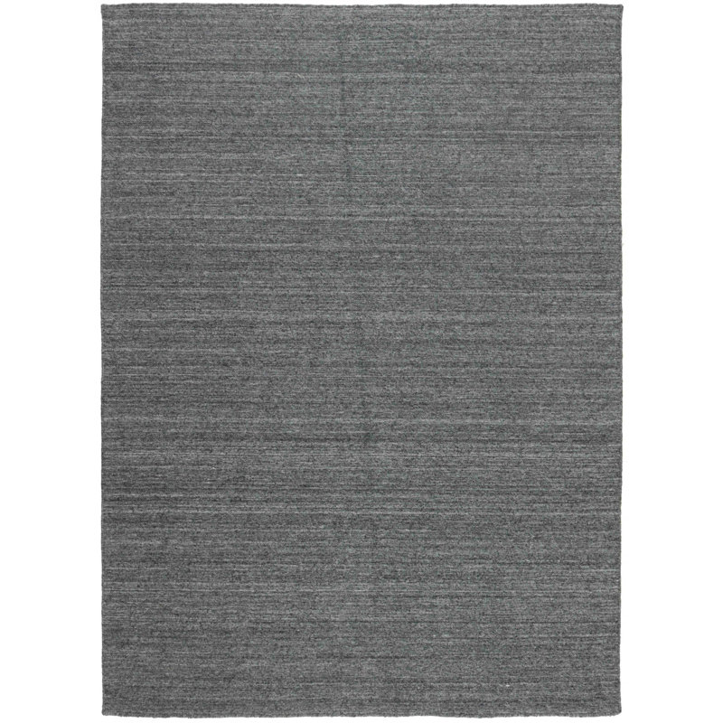 Throssell Solid Colour Hand Woven 199cm X 301cm Area Rug