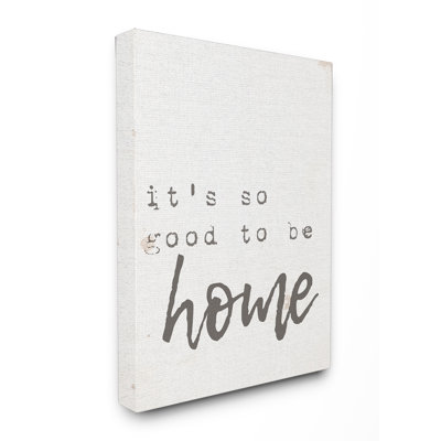 Reproduction d’art textuel « his so good to be home typewriter » par daphne polselli