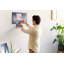 Wall Mounted cork board with print decorative wall message pin boards home office bulletin board ideas Map with names