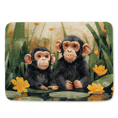 Tapis de bain Chimpanzees