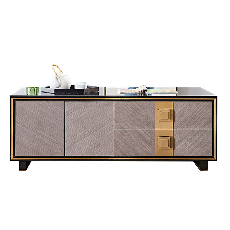 Glass Top Single Coffee Table
