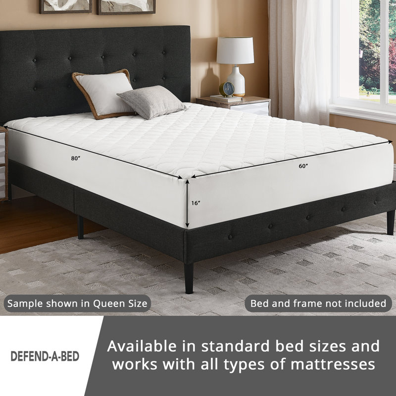 Housse de protection pour matelas Alwyn Home Cool Top Ultimate, simple TG, Double