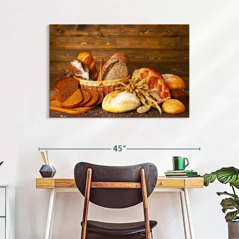 Bread Assortment Canvas Print, 26" H x 39" W x 1.25" D