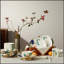 Service de table en porcelaine de qualité supérieure 31 pièces, bols, assiettes, plats, cuillères, boîte pour 6 pièces Auratic Bliss