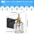 Crystal Vanity Light Fixture - 1 Light Wall Sconce For Bathroom Over Mirror With Clear Crystal Shade - Hardwired Installation - Compatible With LED CFL Incandescent Halogen Bulbs - Durable Aluminum Construction-1803467772