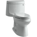 Cimarron 1.28 GPF Water Efficient Elongated One-Piece toilet (Seat Included)