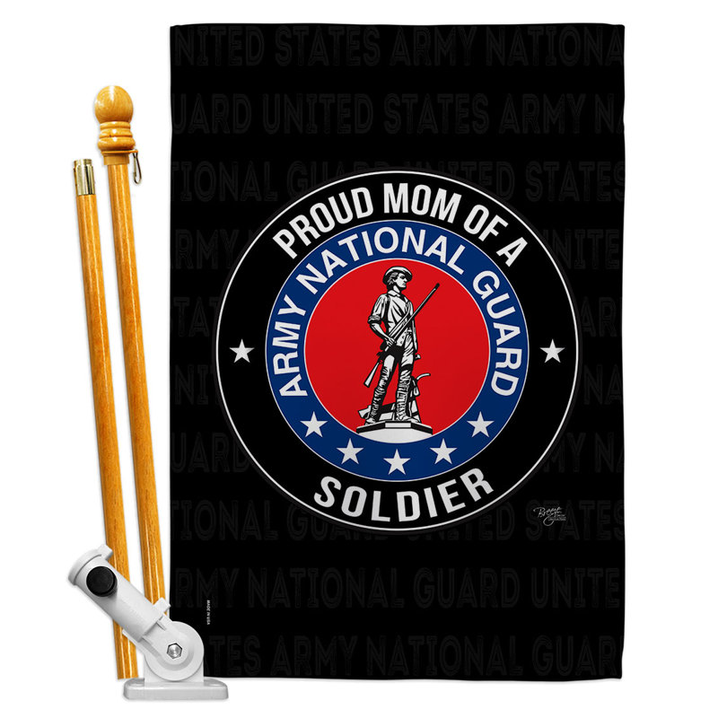 Ensemble de drapeaux en polyester 2 côtés 40 x 28 po