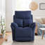Fauteuil inclinable standard pivotant et berçant standard de 33,5 po de large Henriane (ensemble de 2)-508147893