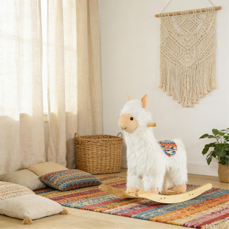 Jouet à bascule pour enfants, style lama