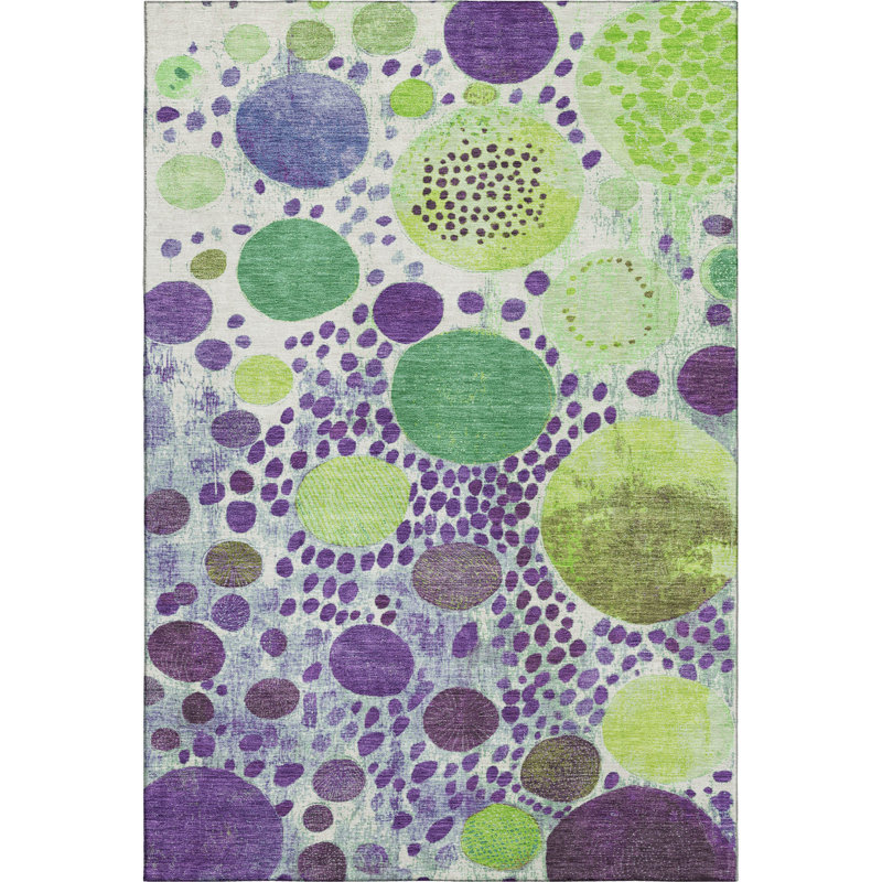 Premium Machine Washable Farolt AMF1895 Geometric Rug/AMF1895PP, Rectangle 10' x 14'