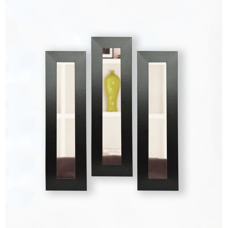 Ensemble de 3 miroirs rustiques Billie-Rae, H 30 po x l 12 po