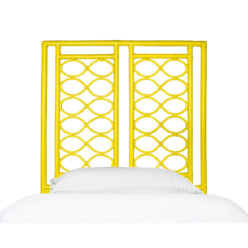Tête de lit à structure ouverte Infinity, Jaune tournesol, Simple