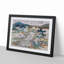 Flowering Cherry Trees by Katsushika Hokusai - Framed Print-55576312-55576314