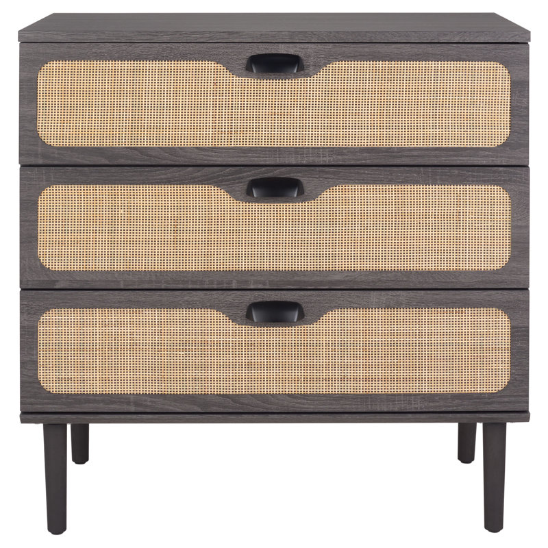 Norene Accent Chest, Distressed Black
