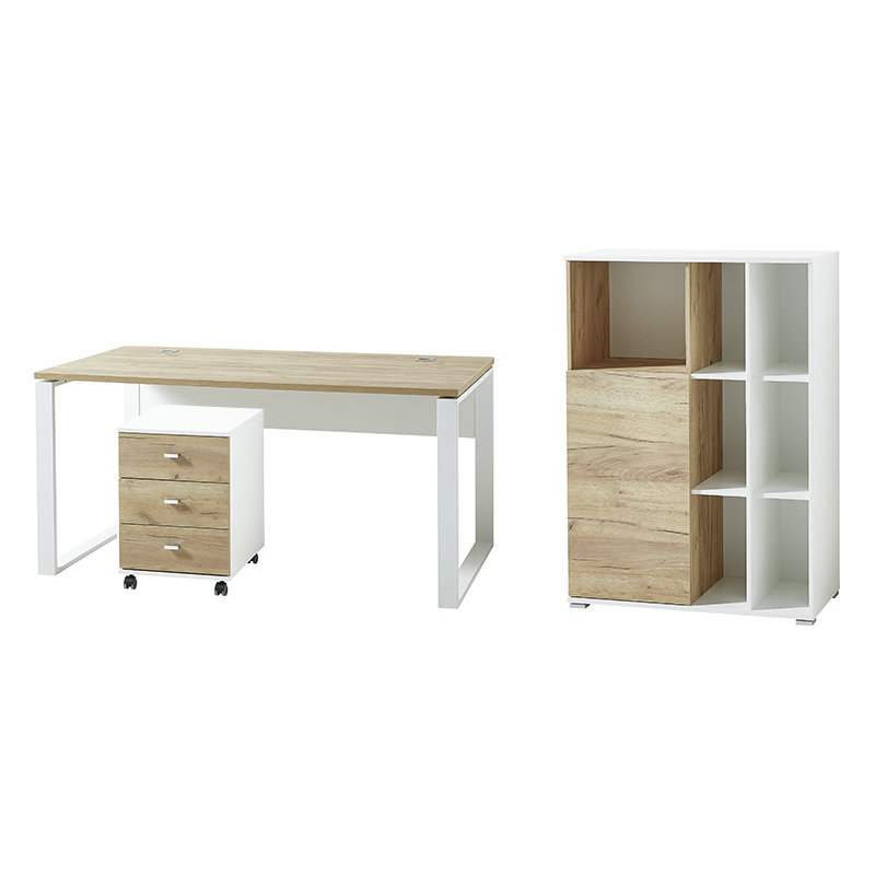 3 Piece Writing Desk Office Set