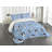 Ambesonne Cartoon Animal Bedspread Set Skating Penguins Multicolor-101566528
