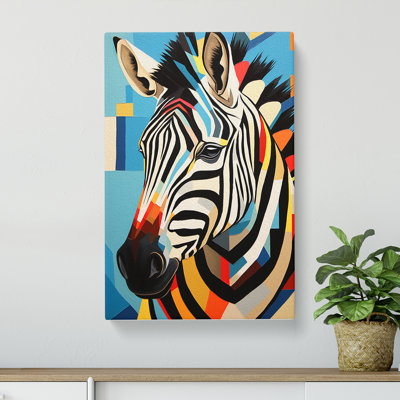 Zebra Geometric No.3 - No Frame Print