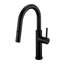 Robinet de cuisine à poignée simple Rex High Arc, sans plomb, noir mat-129187479