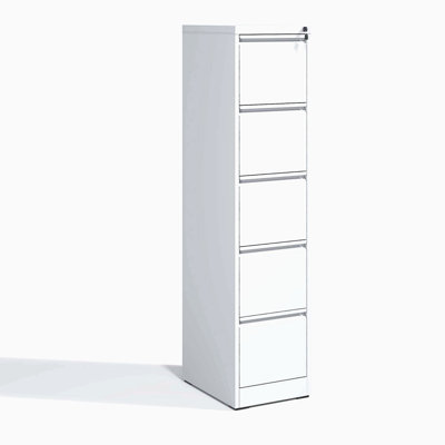 Classeur vertical en métal 5 tiroirs avec serrure Classeur vertical en acier pour format légal / lettre