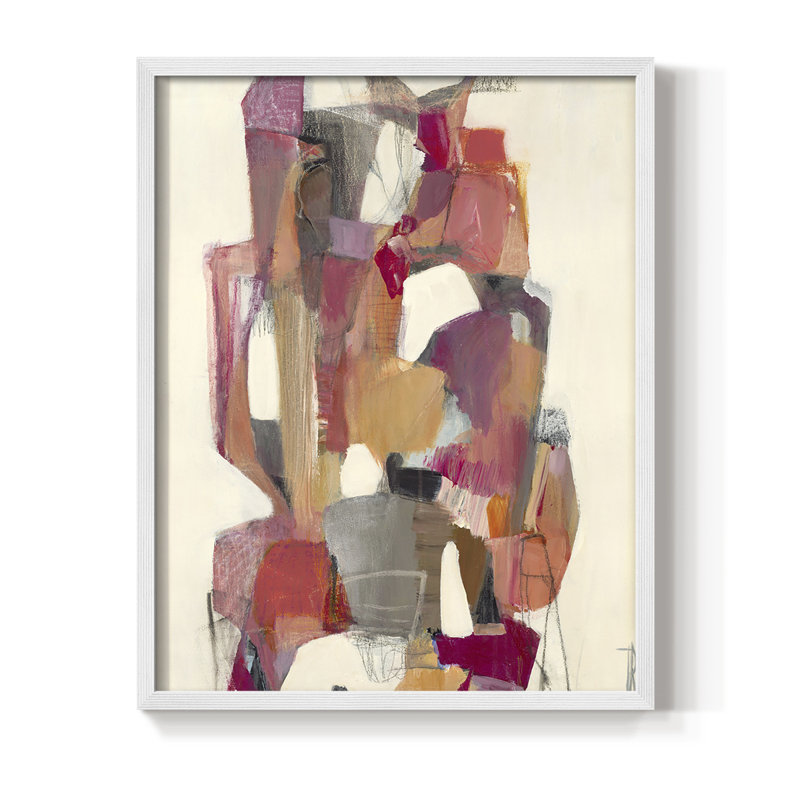 Totem at Sunrise Framed Print - Solid Wood, H 11 po x l 9 po, Blanc