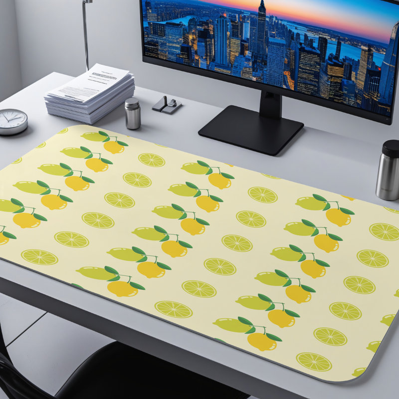 Polyester Desk Pad, 14.4x12.1