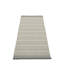 Belle Striped Area Rug in Concrete/White-69435586