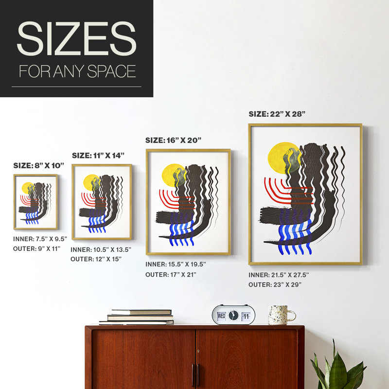 Shifting II Framed Print - Solid Wood