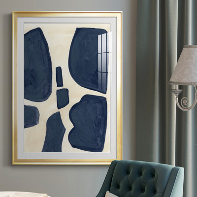 Bleu pièces II - reproduction de cadre photo