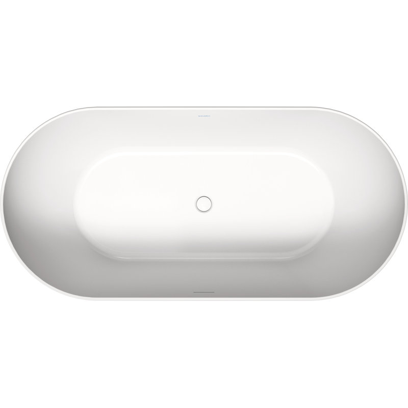 Duravit No.1 66" x 32" Freestanding Soaking Acrylic Bathtub