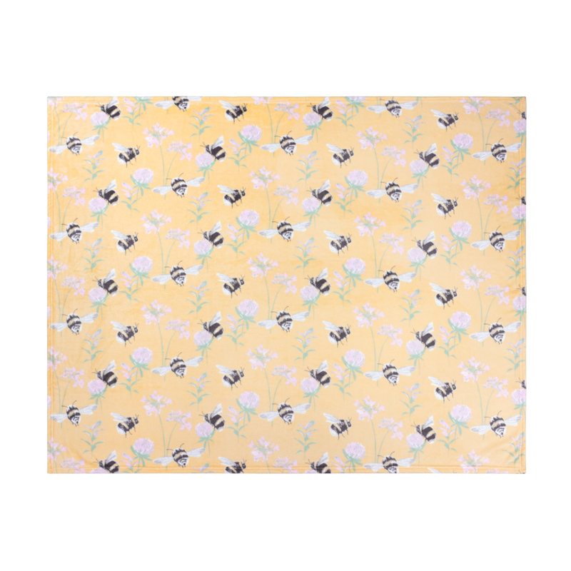Country Bee Throw Blanket