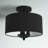 Sawicki Fabric Semi Flush Mount