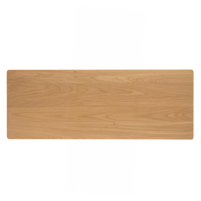 Table de bar en bois, finition chêne naturel, 17,72 po x 47,24 po x 42,01 po