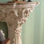 Console en bois massif brun et blanc