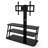 Tv Stand With Black Glass For 32 - 65 Inch Tvs And Adjustable Angles Optimal Viewing Experience Swivel Tempered Fits Height Options