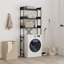Engineered Wood, Metal Freestanding Bathroom Shelves-1150248651
