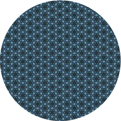 Tapis de zone bleue à motifs
