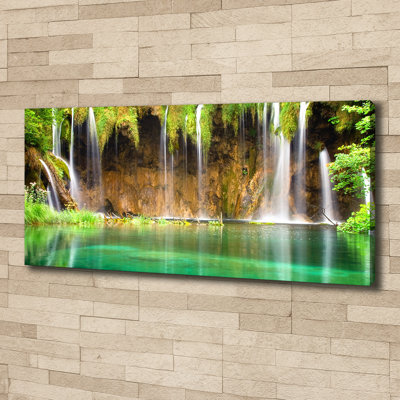 Plitvice Lakes 1 Piece Wall Art on Canvas