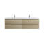 Ensemble de meuble-lavabo double mural 72 po Damilola-1744381004